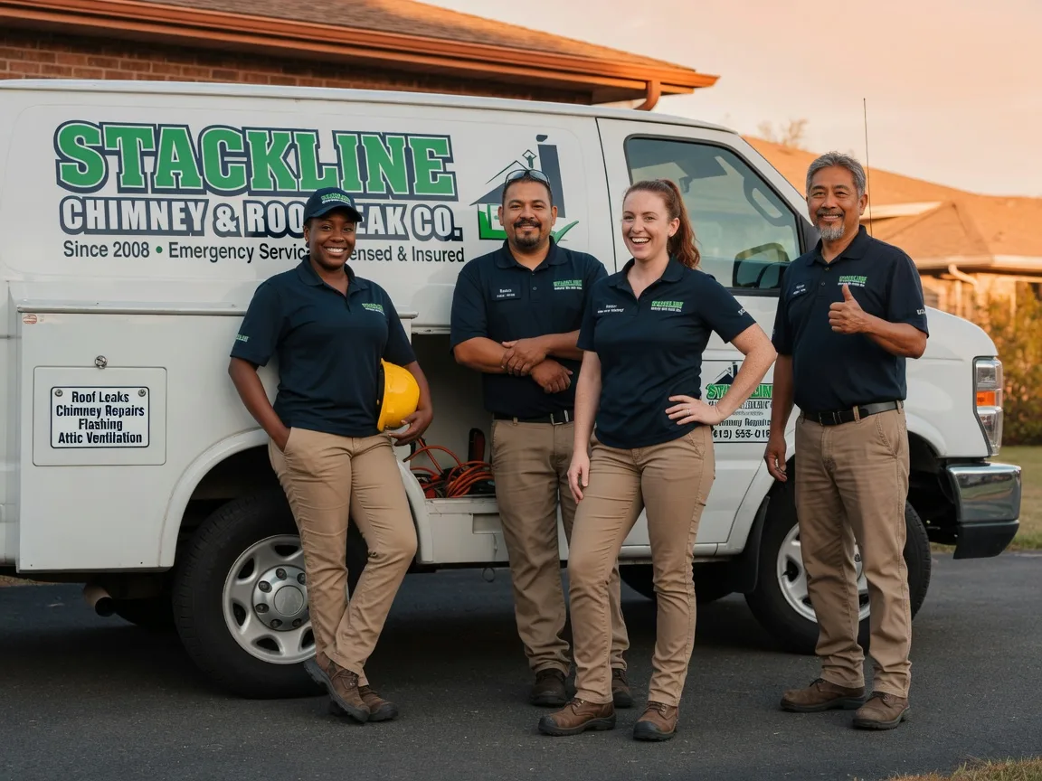 Chimney flashing repair company in Omar, WV
